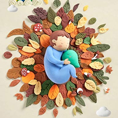 FRABERY Polymer Clay 32 Colors, Non-Toxic Oven Bake Clay, Glossy M...