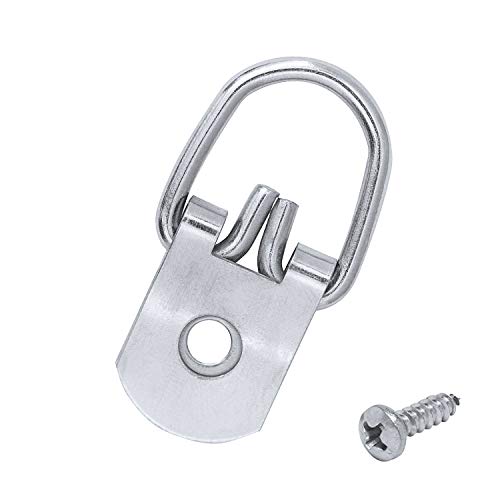 Framer Supply Heavy Duty 1 Hole Steel D-Ring Picture & Mirror Hang...