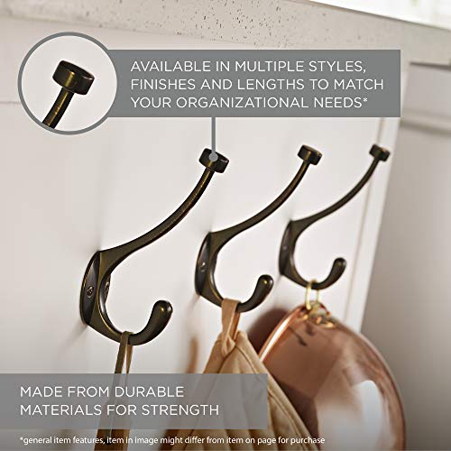 Franklin Brass Coat and Hat Hook Wall Hooks Single Pack, Satin Nic...