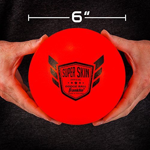 Franklin Sports Dodgeball Ball Set – Superskin-Coated Foam Balls f...