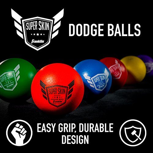 Franklin Sports Dodgeball Ball Set – Superskin-Coated Foam Balls f...