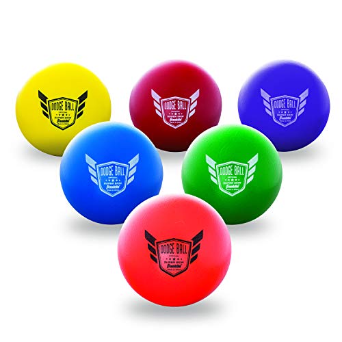 Franklin Sports Dodgeball Ball Set – Superskin-Coated Foam Balls f...