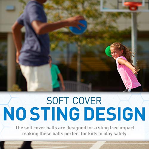 Franklin Sports Kids Dodgeballs - 6 Pack of 7 Inflatable Playgroun...