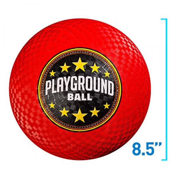 Franklin Sports Playground Balls - Rubber Kickballs and Playground...