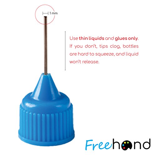 Precision Tip Applicator Bottle Four 1 Oz. Bottles and 12 Tips for...