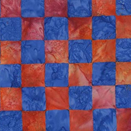 Kaffe Fassett Batik Red Chess from Free Spirit 100% Batik Cotton Q...