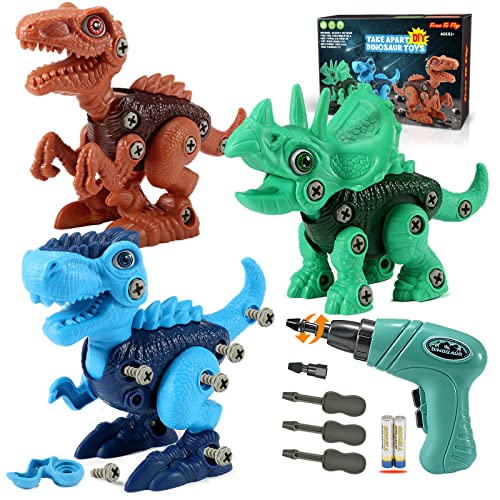 Kids Toys Stem Dinosaur Toy: Take Apart Dinosaur Toys for kids 3-5...