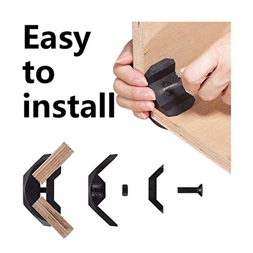 Freeby Wood Clamp Panel Connectors Right Angle Clip Set for Creati...