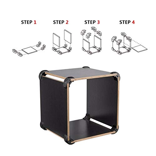 Freeby Wood Clamp Panel Connectors Right Angle Clip Set for Creati...