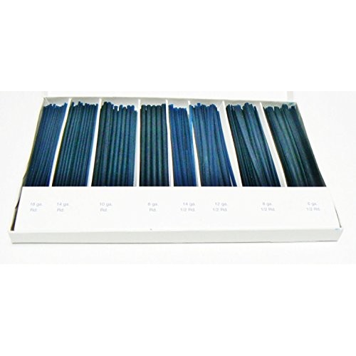 Wax Wires Jewelers Wax Wire Assortment Round & 1/2 Round Jewelry D...
