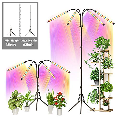 Grow Light with Stand, FRENAN Grow Lights for Indoor Plant with Re...