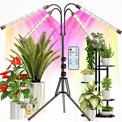 Grow Light with Stand, FRENAN Grow Lights for Indoor Plant with Re...