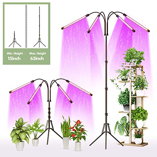 Grow Light with Stand, FRENAN Grow Lights for Indoor Plants with R...