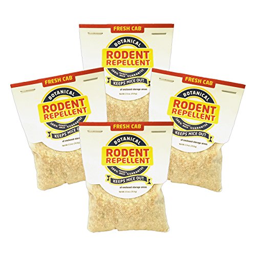 Fresh Cab Rodent Repellent; Quickly Repelling Pests from Treated A...