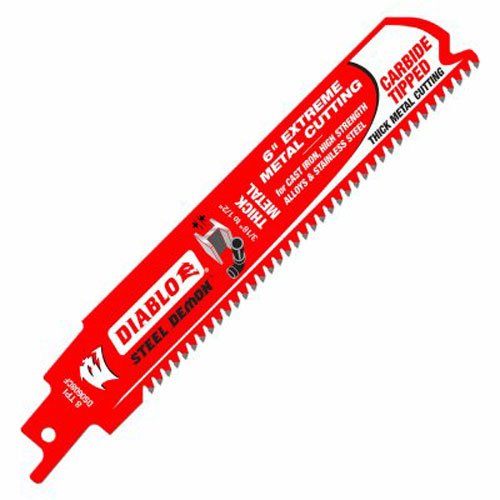 Diablo DS0608CF 6 Carbide Tipped Reciprocating Saw Blade