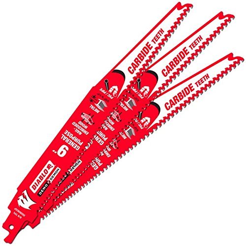 Freud DS0909CGP3 Diablo 9 Carbide General Purpose Reciprocating B...