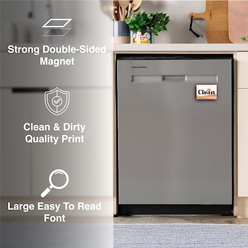 Boho Decor Dishwasher Magnet Clean Dirty Sign, Strong Clean Dirty ...
