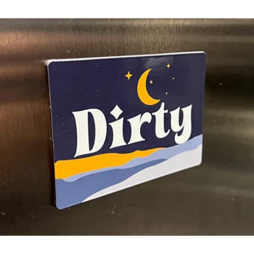 Boho Decor Dishwasher Magnet Clean Dirty Sign, Strong Clean Dirty ...