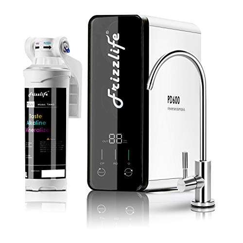 Frizzlife RO Reverse Osmosis Under Sink Water Filtration System - ...