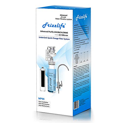 Frizzlife Under Sink Water Filter-Quick Change Under Counter Drink...