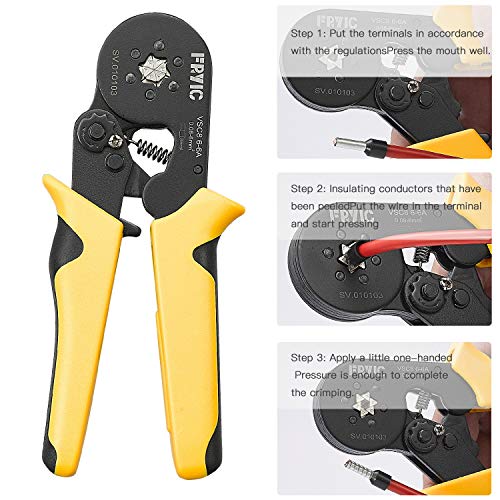 Fryic Hexagonal Self-Adjusting Crimper Plier VSC8 6-6A Used for AW...