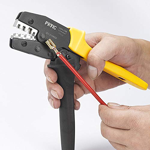 Fryic Ratchet Crimping Plier VSN-03B Used for 24-10 AWG Similar t...