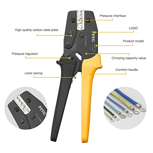 Fryic Ratchet Crimping Plier VSN-10A Used for 20-8 AWG Similar to...