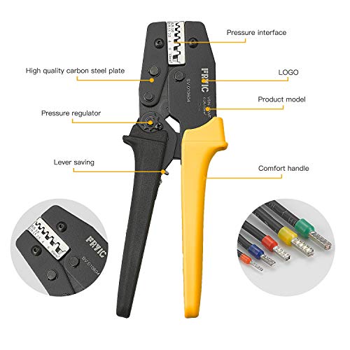 Fryic Ratchet Crimping Plier VSN-10WF Used for 23-7 AWG Similar t...