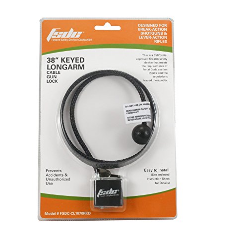 FSDC-CL1070RKD 38 LONGARM California DOJ-Approved Keyed Cable ...