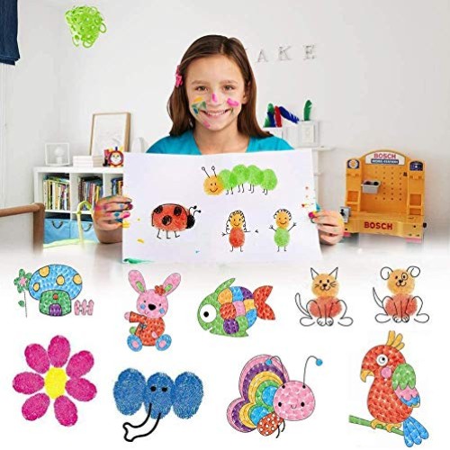 Fstaor Craft Large Ink Pad for Rubber Stamps, Non-Toxic Washable S...