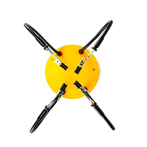 KOTTO Third Hand Soldering Tool PCB Holder Four Arms Helping Hands...