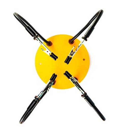 KOTTO Third Hand Soldering Tool PCB Holder Four Arms Helping Hands...