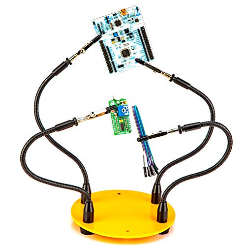 KOTTO Third Hand Soldering Tool PCB Holder Four Arms Helping Hands...