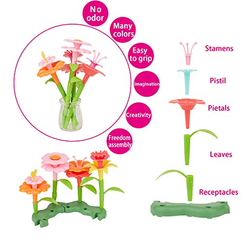 FULIM 139PCS Flower Garden Building Toys for Girls - Creative Educ...