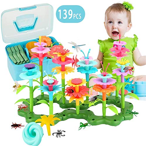 FULIM 139PCS Flower Garden Building Toys for Girls - Creative Educ...