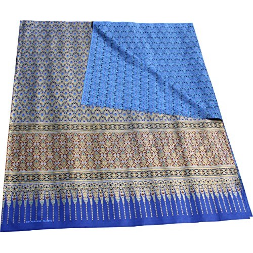 Full Funk Sukhothai Batik Fabric in Traditional Thai Floral Print ...