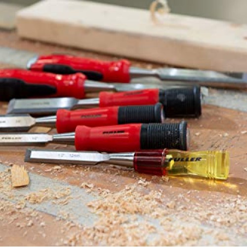 Fuller 301-0099 3-Piece Chisel Set - Wood carving tools, Carpenter...