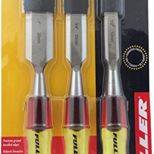 Fuller 301-0099 3-Piece Chisel Set - Wood carving tools, Carpenter...