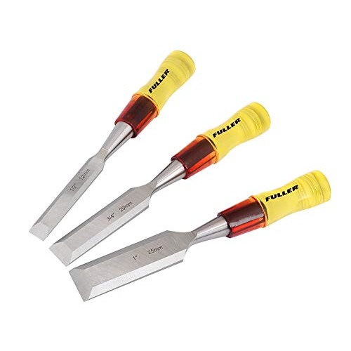 Fuller 301-0099 3-Piece Chisel Set - Wood carving tools, Carpenter...