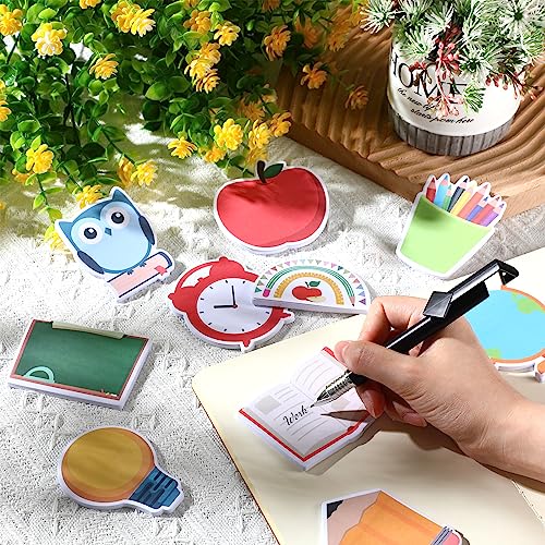 Fulmoon 37 Pcs Back to School Sticky Notes and School Bus Storage ...