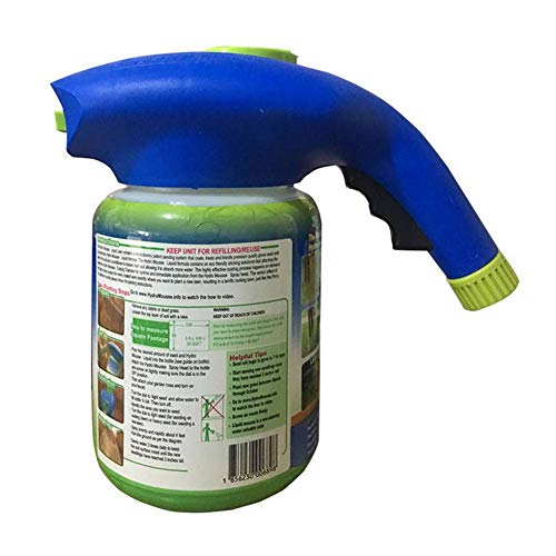 Fulstarshop Home Hydro Seeding System, Grass Seed Sprayer with Gro...
