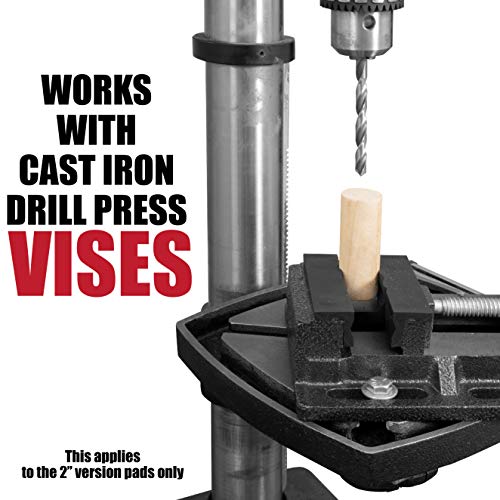 4 Inch Reversible Magnetic Nylon Vise Jaw Pads for Protecting Stoc...