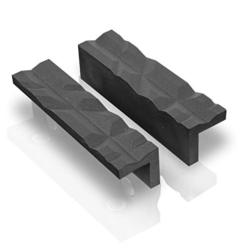 4 Inch Reversible Magnetic Nylon Vise Jaw Pads for Protecting Stoc...