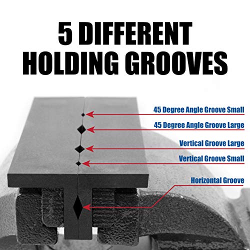 6 Inch Reversible Magnetic Nylon Vise Jaw Pads for Protecting Stoc...