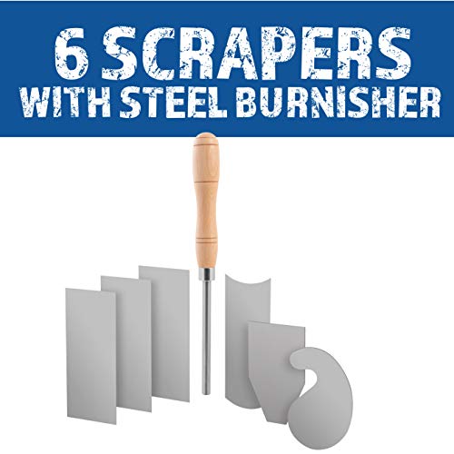 Fulton Scraper Burnisher with 6 Piece Multi-Shaped Scraper Set 3 R...