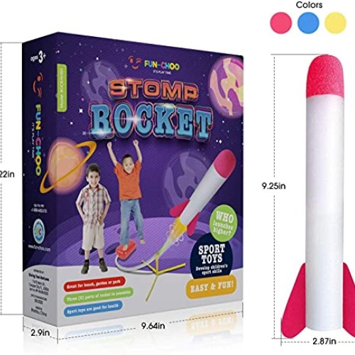 Jump Rocket Launchers for Kids - Stomp Rockets for Kids 6-12 Outdo...