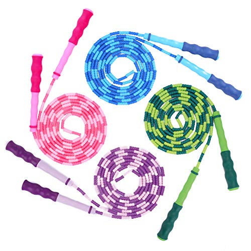 Fun-Here Jump Rope for Kids 4 Packs Fitness Workout Equipment Spor...