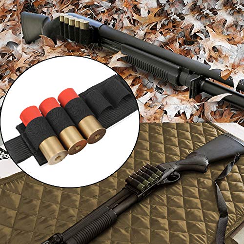 FUNANASUN Buttstock Holder Rifle Cartridge Shot Ammo Carrier Ad...