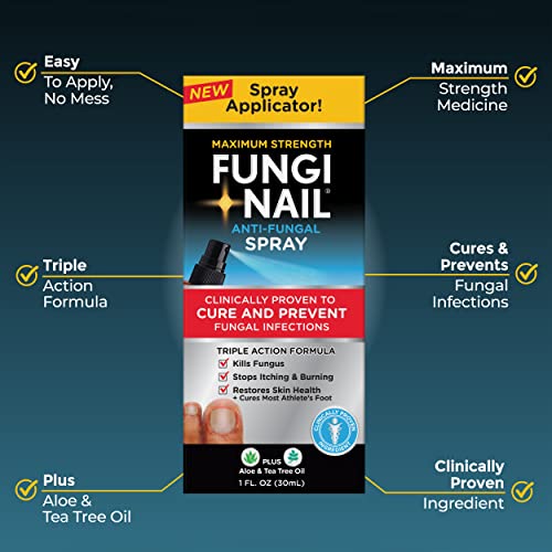 Fungi-Nail Anti-Fungal Foot Spray, Kills Fungus That Can Lead to N...
