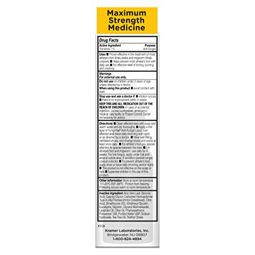 Fungi-Nail Anti-Fungal Liquid Solution, Kills Fungus That Can Lead...